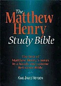 Bible Kjv Burgundy Matthew Henry Study