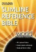 Bible Nasb Black Slimline Reference