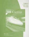 Student Solutions Manual for Tans Single Variable Calculus Early Transcendentals