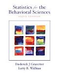 Statistics for the Behavioral Scienc 6TH Edition