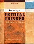 Becoming a Critical Thinkier