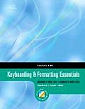 Keyboarding & Formatting Essentials Lessons 1 60 With CDROM