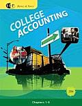 College Accounting Chapters 1 9 20th edition
