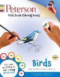 Peterson Field Guide Coloring Books: Birds: A Coloring Book [With Sticker(s)]