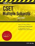 Cliffsnotes CSET Multiple Subjects 4th Edition Revised