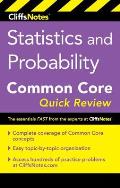 Cliffsnotes Statistics & Probability Common Core Quick Review