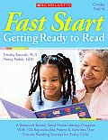 Fast Start: Getting Ready to Read: A Research-Based, Send-Home Literacy Program with 60 Reproducible Poems and Activities That Ensures a Great Start i