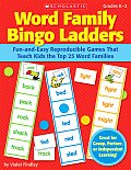 Word Family Bingo Ladders Fun & Easy Reproducible Games That Teach Kids the Top 25 Word Families