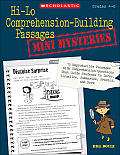 Hi Lo Comprehension Building Passages Mini Mysteries 15 Reproducible Passages with Comprehension Questions That Guide Students to Infer Visualize