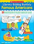 Literacy Building Booklets Famous Americ
