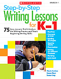 Step By Step Writing Lessons For K 1