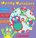 Moody Monsters [With 75+ Stickers and 7 Paper Finger Puppets and Foldout Play Theater]