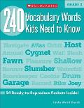 240 Vocabulary Words Kids Need to Know: Grade 3: 24 Ready-To-Reproduce Packets Inside!