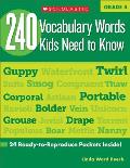 240 Vocabulary Words Kids Need to Know Grade 4 24 Ready To Reproduce Packets That Make Vocabulary Building Fun & Effective