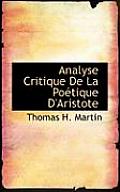 Analyse Critique de La Poactique D'Aristote