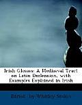 Irish Glosses: A Mediaeval Tract on Latin Declension, with Examples Explained in Irish (Large Print Edition)