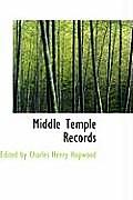 Middle Temple Records