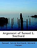 Argument of Samuel L. Southard, in the Case of Stacy Decow and Joseph ...