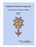 Register of Carolina Huguenots, Vol. 4, Index