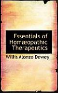 Essentials of Homaopathic Therapeutics