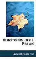 Memoir of REV. John L. Prichard