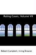 Ruling Cases, Volume VII