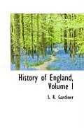 History of England, Volume I