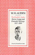 English Auden Poems Essays & Dramatic