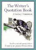 Writers Quotation Book 4th Edition