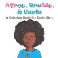 Afros, Braids, & Curls: A Coloring Book for Curly Girls