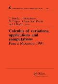Calculus of Variations, Applications and Computations