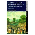 Social Change and Continuity: England 1550-1750
