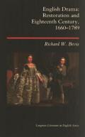 English Drama Restoration & Eighteenth Century 1660 1789
