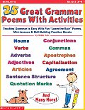 25 Great Grammar Poems With Activities Grades 3 6