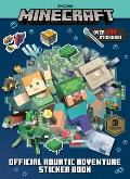 Minecraft Official Aquatic Adventure Sticker Book Minecraft