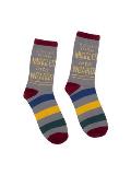 Books Turn Muggles Into Wizards Socks - Large