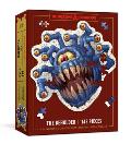 Dungeons & Dragons Mini Shaped Jigsaw Puzzle: The Beholder Edition: 142-Piece Collectible Puzzle for All Ages