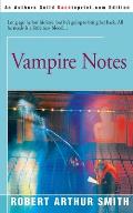 Vampire Notes