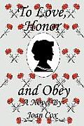 To Love, Honor and Obey