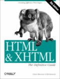 HTML & XHTML The Definitive Guide 5th Edition