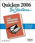 Quicken 2006 for Starters: The Missing Manual: The Missing Manual