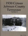 1930 Census Johnson County Tennessee Volume II