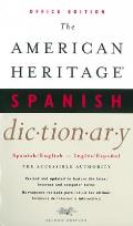 American Heritage Spanish Dictionary 2nd Edition Offic