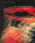 Elementary & Intermediate Algebra Discovery & Visualization