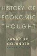 History Of Economic Thought 4th Edition