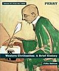 Western Civilization A Brief History 5th Edition