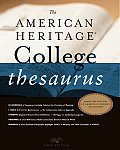 American Heritage College Thesaurus 1st Edition
