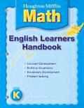 HM Math: English Learners Handbook, Grade K