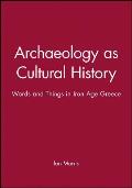 Archaeology Cultural History P