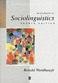 Introduction To Sociolinguistics 4th Edition